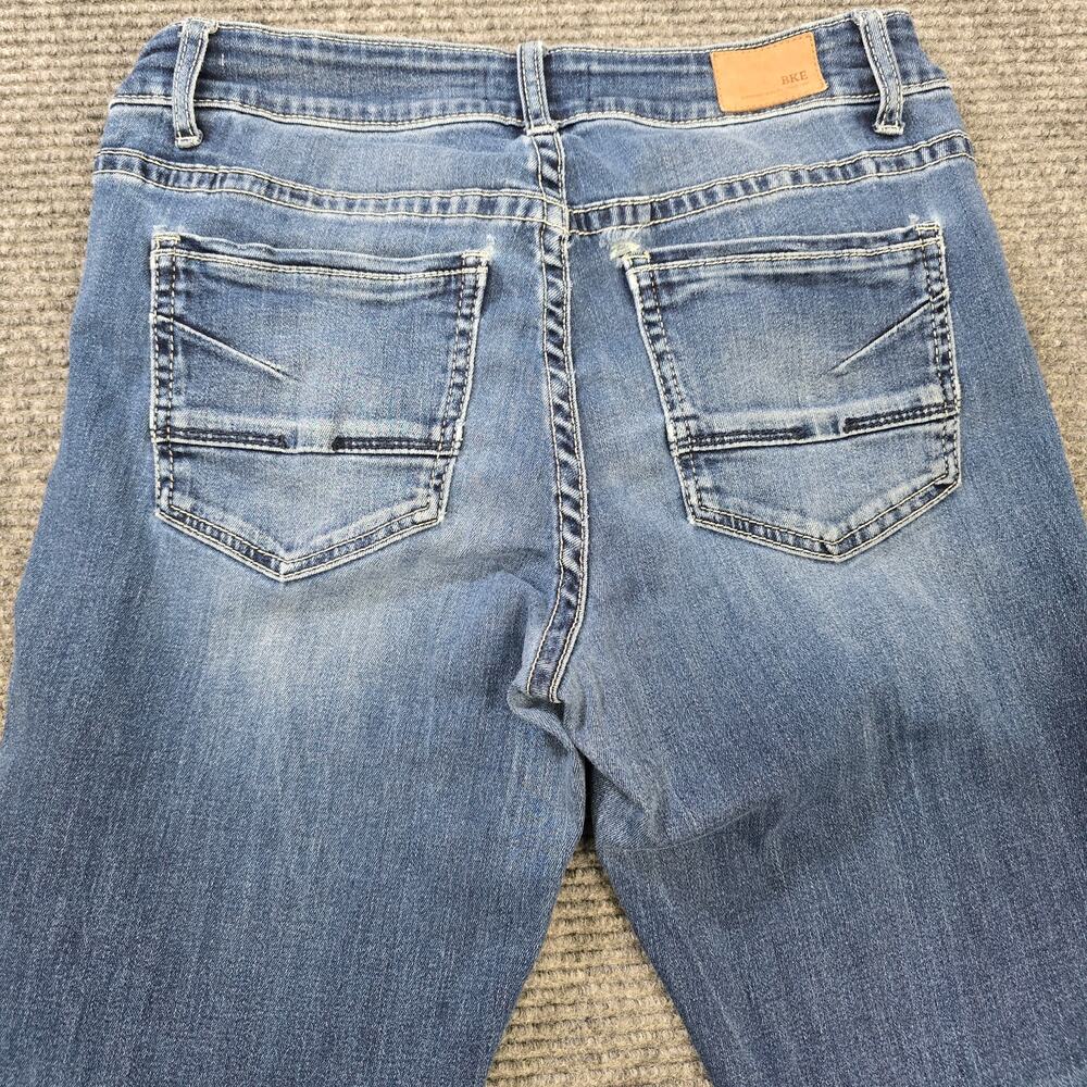 BKE Victoria Jeans Womens 30x31 Blue Mid Rise Bootcut Stretch Denim - Picture 5 of 9